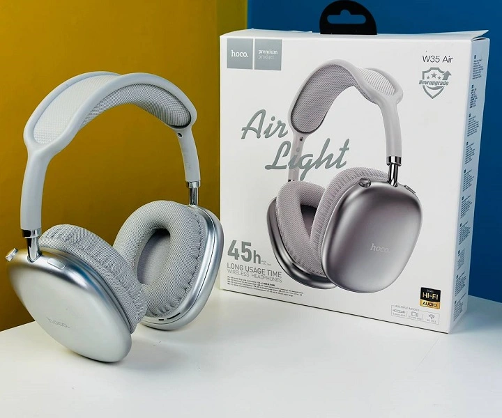 Hoco W35 Air Wireless Headphone-White Color